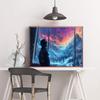 DIY Diamond Painting Iceberg Outside The Window Cross Stitch Kit Mosaic Art Diamond Painting Full Circle/Square Diamond Home Decoration