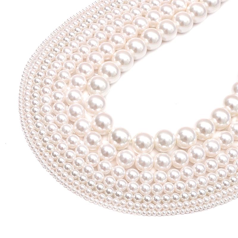 Handmade High-Gloss Imitation Pearl Beads for DIY Jewelry & Accessories