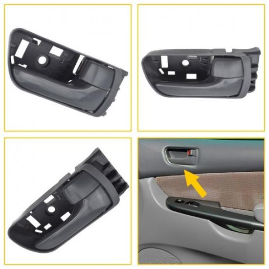 Front Left Side Right Door Interior Gray Handle Fit Toyota 2004-2010 Sienna