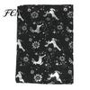 Winter Christmas Scarf Theme for Women, Glitter Sparkly Foil Reindeer Cold Proof Accessory Print Scarves, Lightweight Soft Shawl Wrap Fall Daily