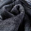 Hooded Sweater Cardigan Men's Loose Plush Thickened Color Matching Sweater Coat