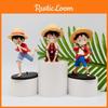 Charming Luffy Q Version Anime Figurine With Pvc Material Ideal For Display
