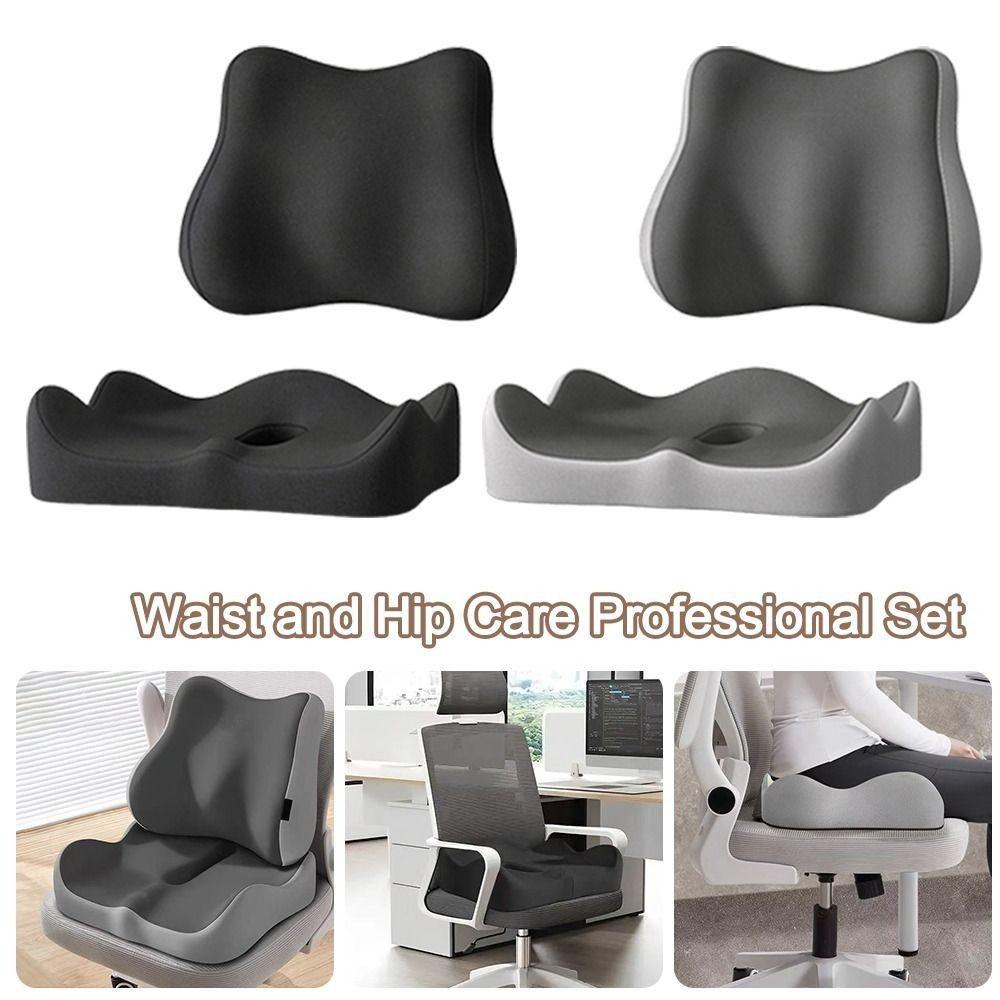 Health Care Back Support Cushion High Density Sciatica Relief Cushion New Lumbar Support Pillow