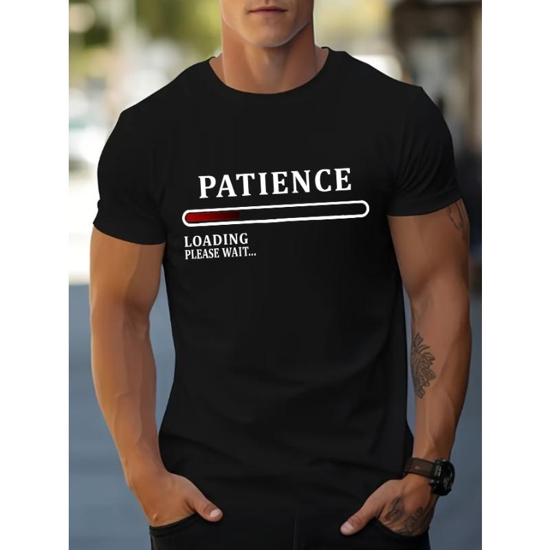 European Size Men's Summer Printed Short Sleeve T-Shirt Top - Yangzhou Slow