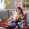 Pokémon Anime Flannel Blanket Vibrant Pikachu Ash Print Soft Warm Throw Sofa Bed Cover Camping Nap Cape Kids Adults Fans Gift