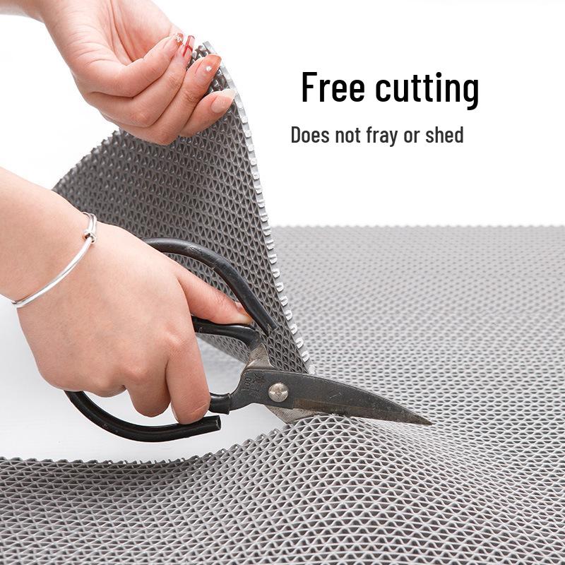 PVC Absorbent Anti-Slip Doorway Mat - Waterproof Floor Carpet for Kitchen & Bathroom