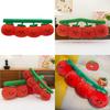 Cartoon Tomato Shaped Plush Pillow With Soft Cotton Filling For Home Decor And Gift