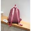 Women School Soulder Bag Tassel Corduroy Backpack Preppy Style Knapsack