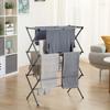 Séchoir linge pliable et extensible métallique - etendoir pliable - séchoir pliable- 3 hauteurs - 11 barres - résistant à leau