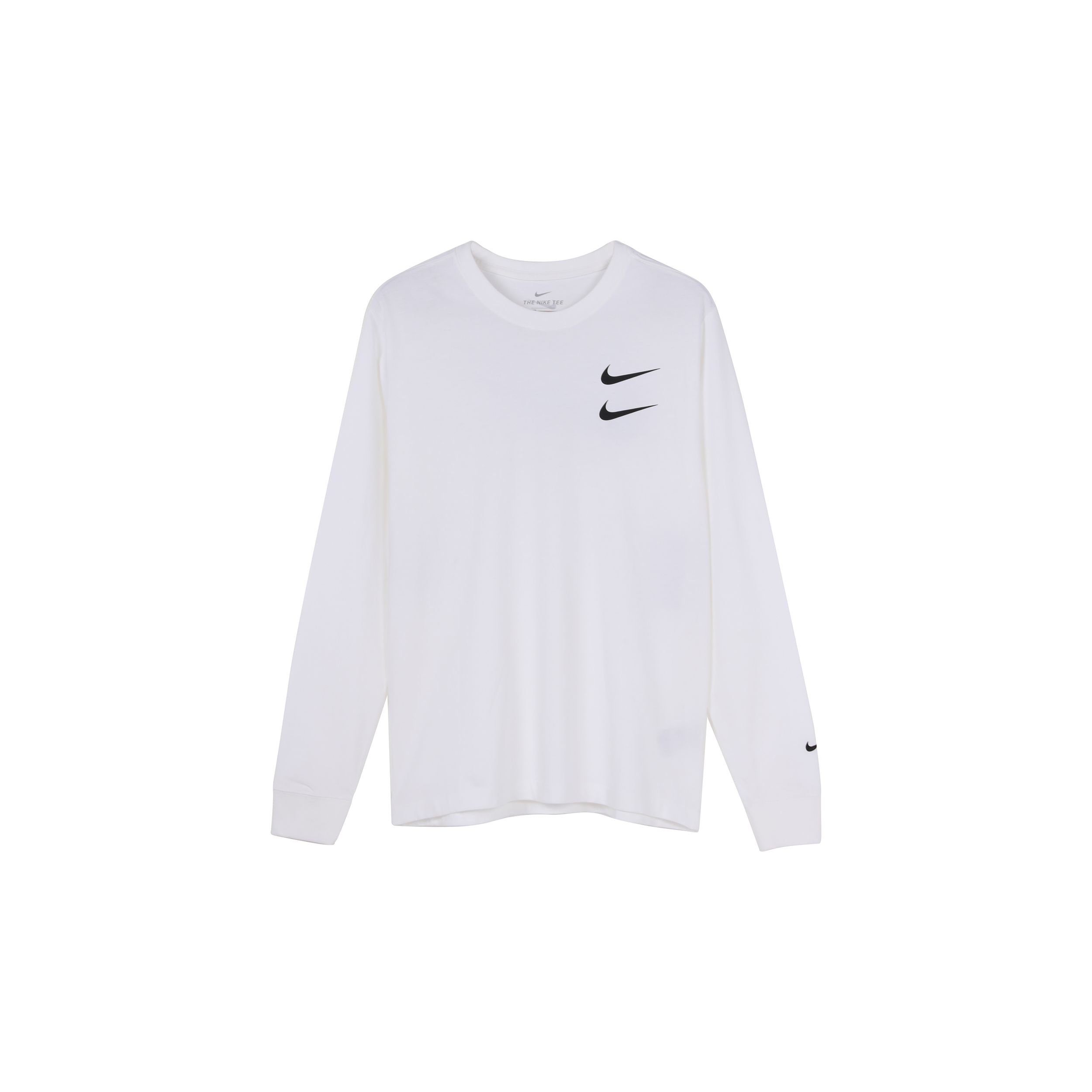 

Мужская футболка с длинным рукавом и логотипом Nike Swoosh, белая CK2260-100 XXL