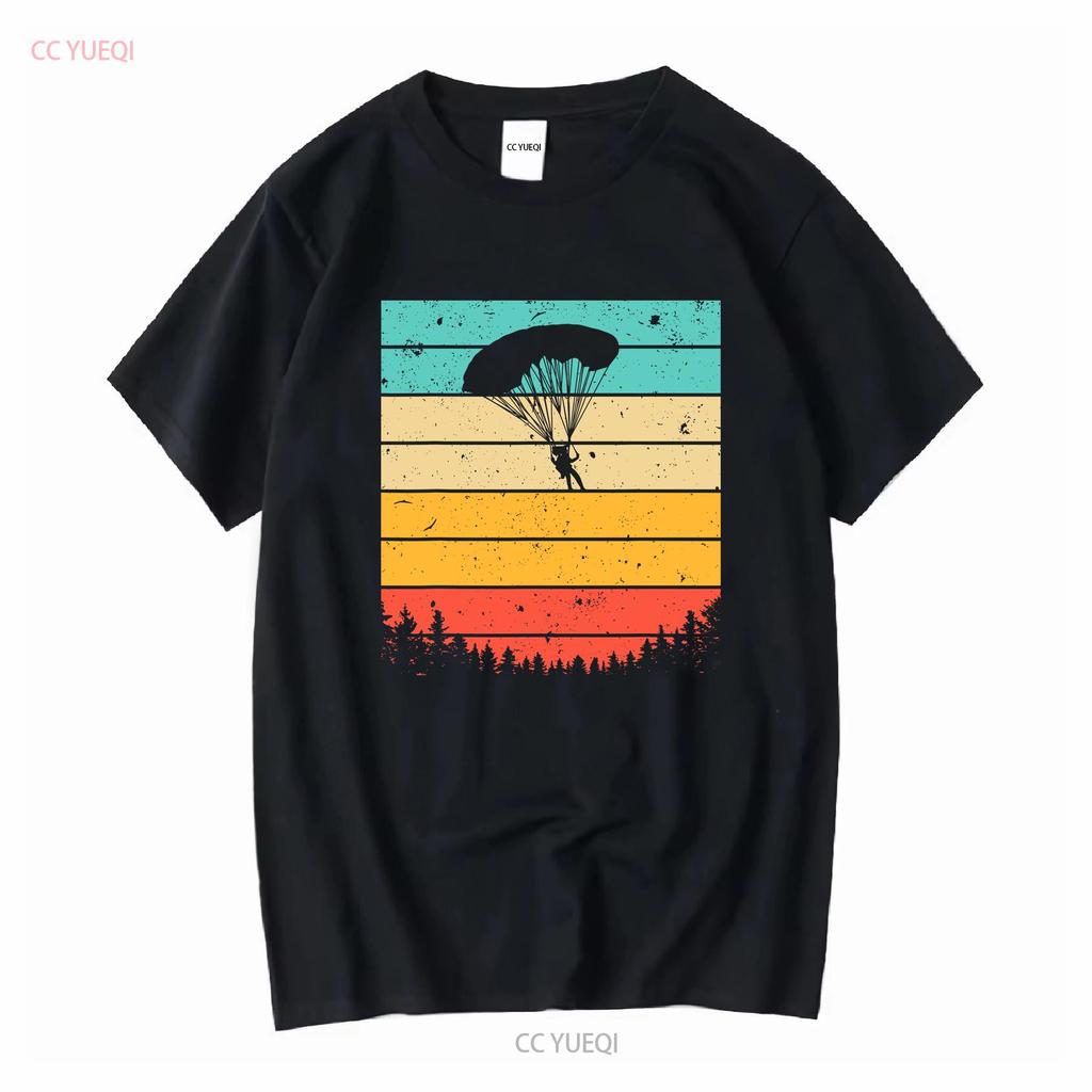 Cool Skydiving Art Skydiver Parachute Skydive T Shirt SweaT 21323 long or short sleeves vintage Washed graphic designer clothes