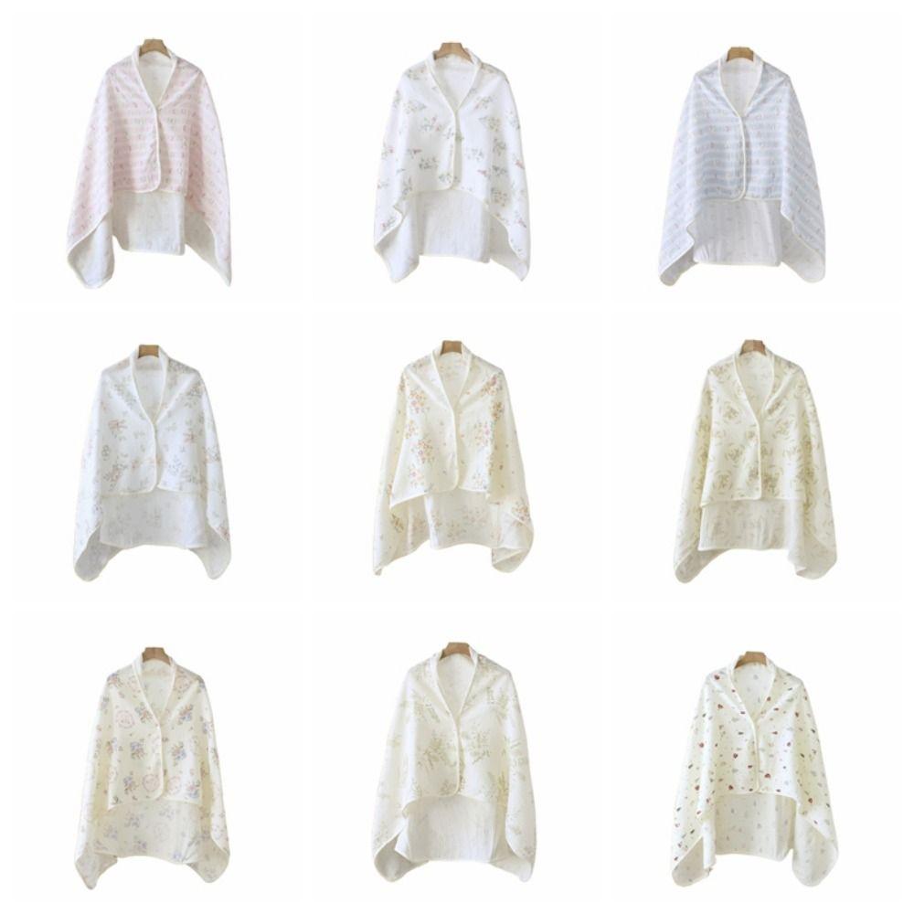 Breathable Breastfeeding Cover Floral Printed Outdoor Nursing Towel Pregnant