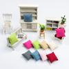 Zubehör für Couch Sofa Mini Puppenhaus Kissen Miniatur Kissen Spielzeug Möbel Puppenzubehör