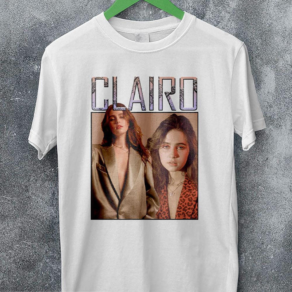LOVELY Clairo collage T-shirt white Unisex All sizes S to 5XL Unisex T-Shirt S