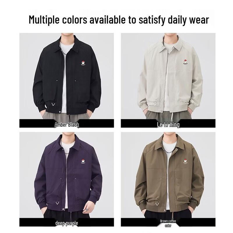 Men's American-Style Lapel Workwear Jacket