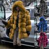 Fur Winter Womens Coats Cozy Jacket Hooded Thicken Coat Outwear Overcoat