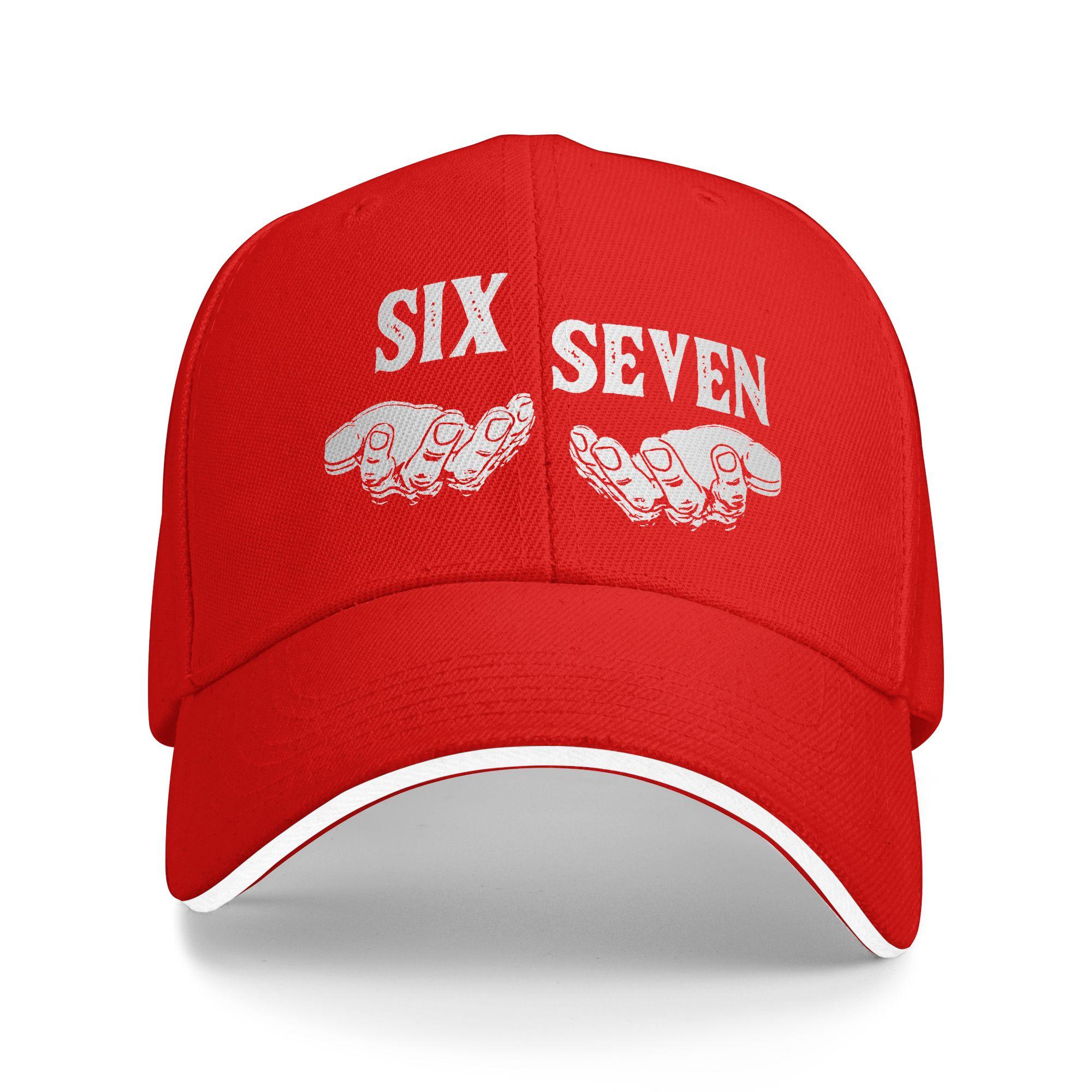 

Funny Six Seven Viral Phrase Meme 67 Casual Baseball Cap Summer Trucker Hat Outdoor Sports Snapback Cap Men Retro Baseball Caps One Size