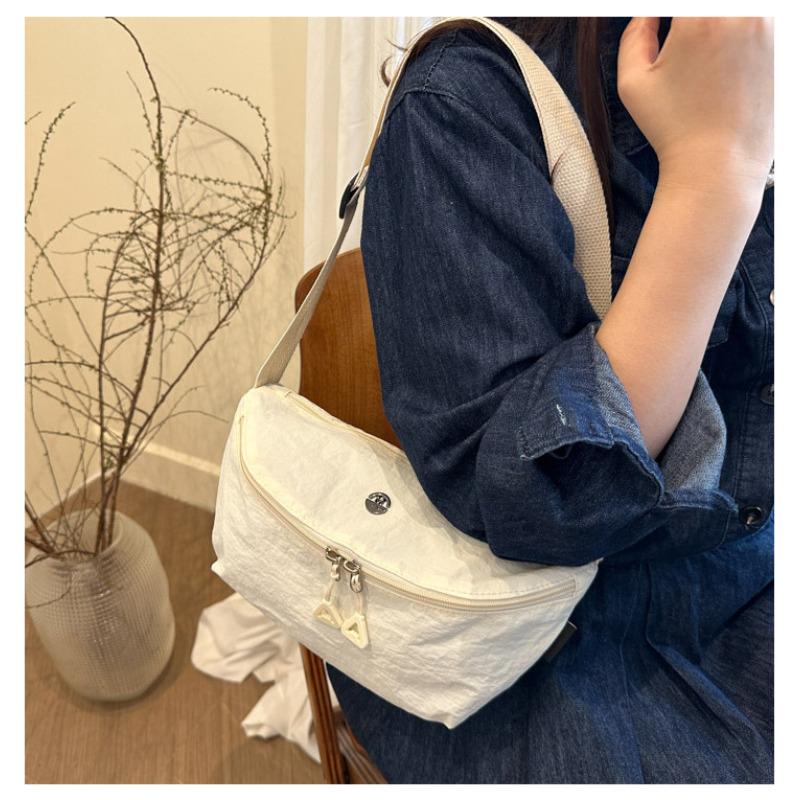 Minimalistische Oxford-Stoff-Umhängetasche für Damen Stilvolle Brust-Schultertasche
