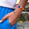 BONBEAU Clolor pattern mix beads band Bracelet Color pattern mix beads fashion band bracelet