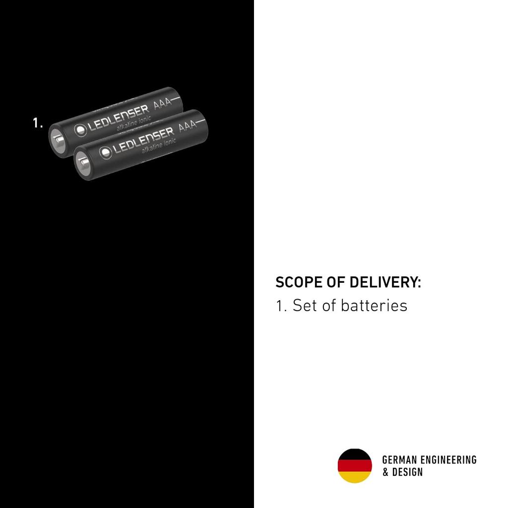 Ledlenser W2 Work Work Work Pen Penna Batteria 2 Batterie AAA 502808 Luce giapponese, Luce, Tipo, Luce, Operato, [Prodotto originale]