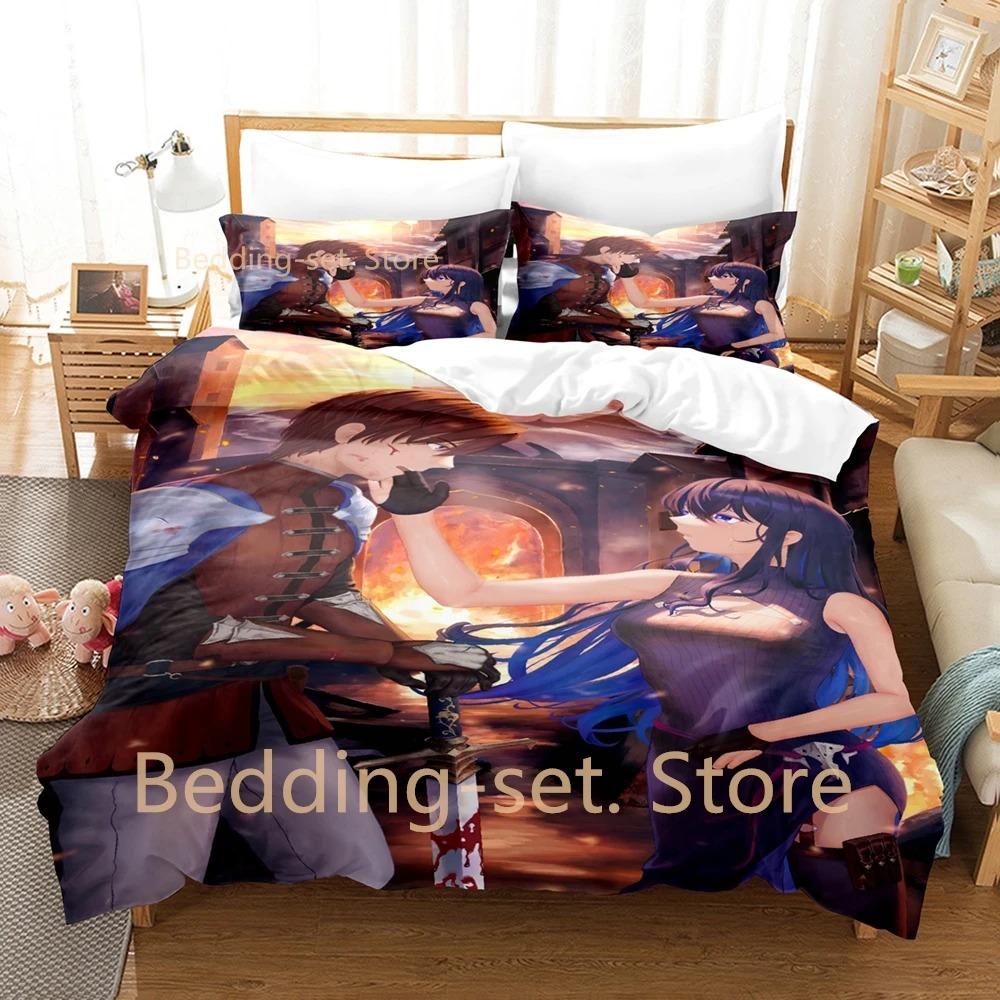 Unnamed Memory Bedding Set Single Twin Full Queen King Size Bed Set Adult Kid Bedroom Duvetcover Sets 3D Anime Bed Sheet Set