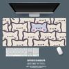 Cat Mouse Pad Large Cute Cartoon Laptop Office Keyboard Pads Customized Nonslip Kawaii Black Cartoon Cats Desk Mat