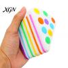 Quick Recovery Cake Toy Colorful Dot Squeeze Stress Relief Simulated Pinch Ball Focus Aid Anti-anxiety Fidget Hand Relaxation Exercise