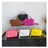 IELGY Niche Design Handbag, Simple Texture Lychee Pattern Versatile Messenger Bag
