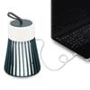 Elektrisches Fliegenvernichtungslicht ABS USB Wiederaufladbare Fliegenfallenlampe für Innen Außen Grün