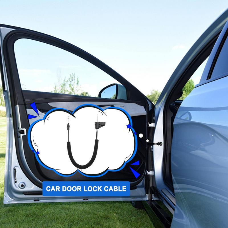 Door Cable 39 Inch Car Door Latch Lock Cable Handle Release Wire For Car Truck Sedan Wooden Gate Fence Garden Home Window