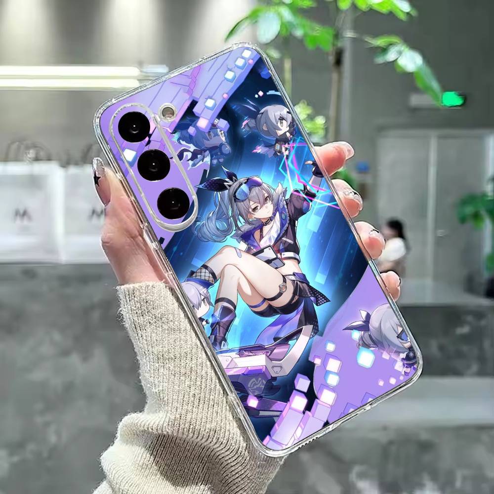 H-Honkai Silver Game Wolf Phone Case For Samsung Galaxy A91,80,73,72 ,71,53,52,32 ,31,22,21s,20,Transparent Case