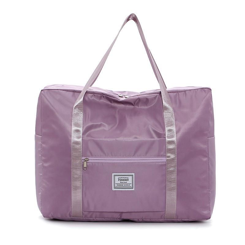 

Водонепроницаемая складная дорожная сумка для хранения большой вместимости с возможностью крепления к чемодану Large фиолетовый
