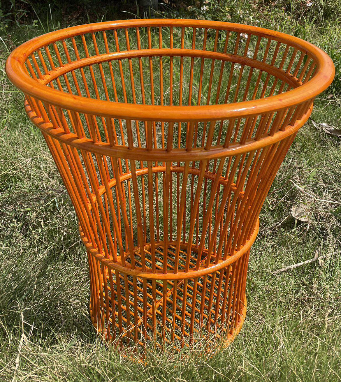 

Bamboo Woven Towel & Laundry Basket for Guest Rooms and Bathrooms