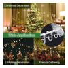 200-20Pcs Christmas Light Clips Plastic S-Clips for String Lights and Rope Lamps Mini Christmas Wreath Yard Decorative Clamp