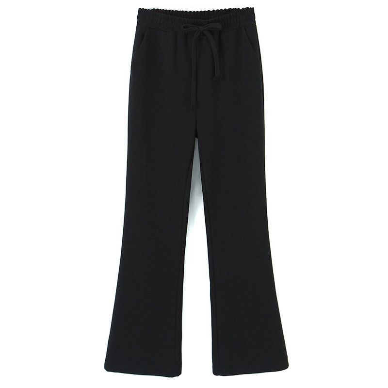 

Autumn Clothing 100.00kg Chubby Girl Pear Shapes Bootcut Trousers Black 1 XL