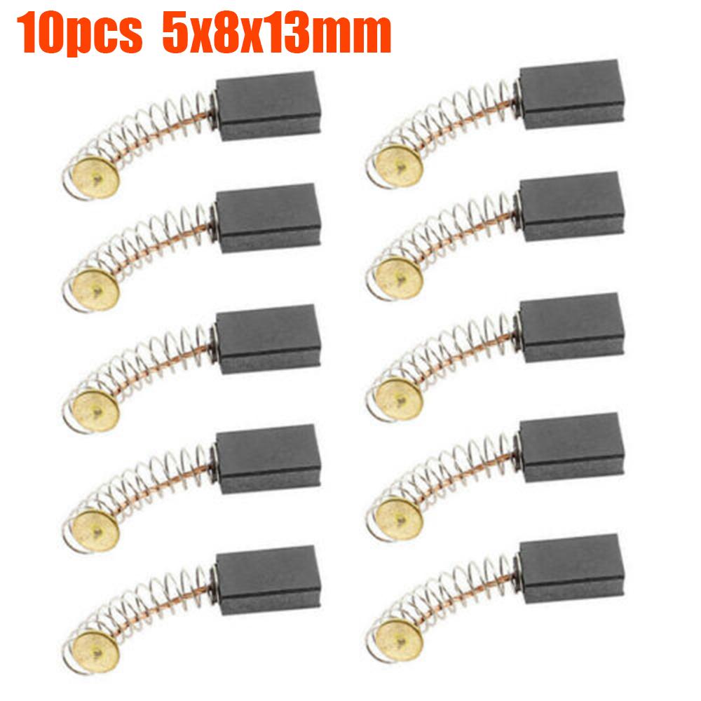 10pcs Mini Drill Electric Grinder Replacement Carbon Brushes Spare Parts For Electric Motors Rotary Tool
