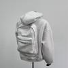 Casual Hoodie For Men With Backpack Design And Polyester Fabric For Everyday Wear