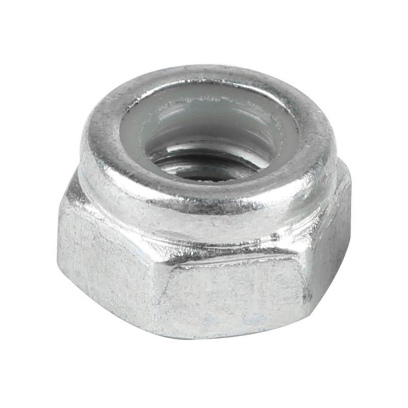 tuercas de aluminio autoblocantes de inserci/ón de nylon tuercas de seguridad de brida hexagonal 10PCS M4 Tuerca de seguridad hexagonal de nylon tuercas de brida