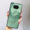Granite Marble Luxury Case for Xiaomi Poco X3 NFC M3 M4 Pocophone F1 F3 Redmi Note 9s 9 8 10 Pro Black Soft Phone Cover Coque