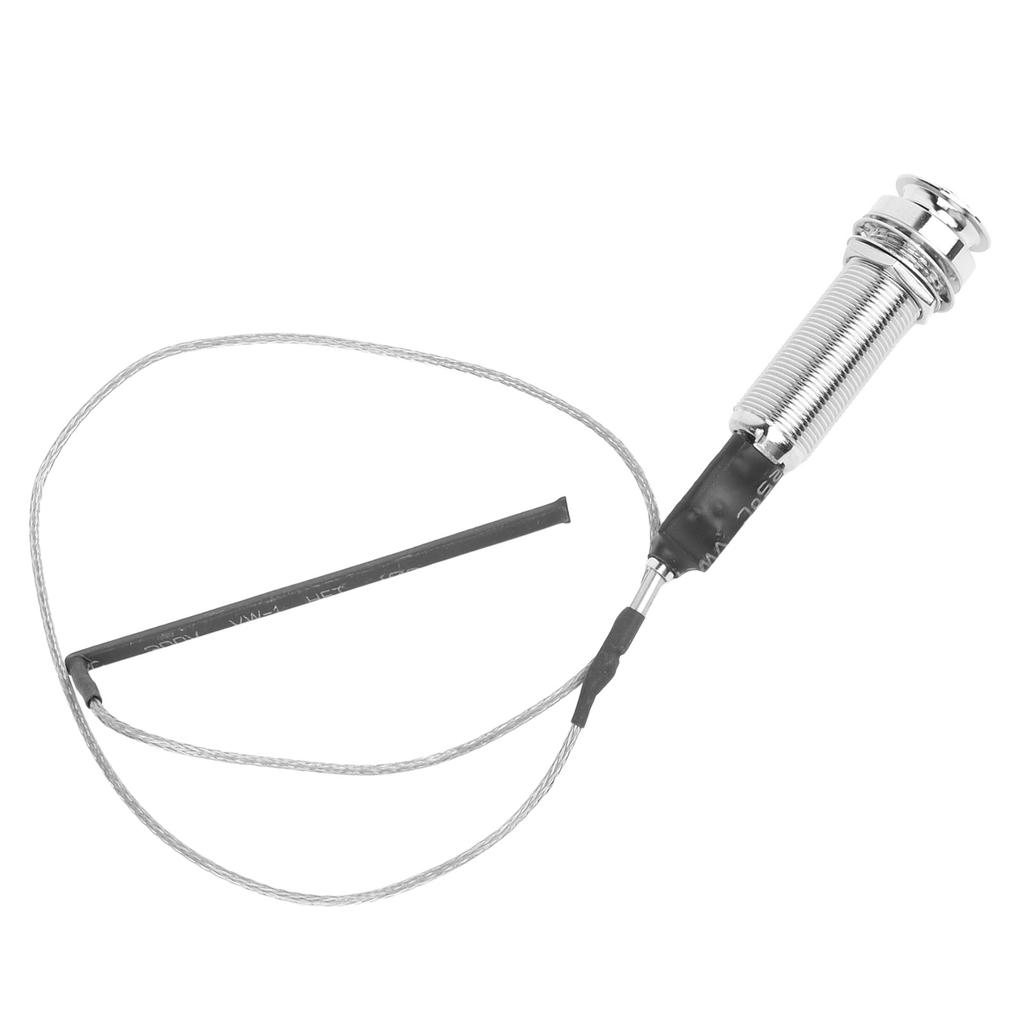 Guitar Jack Pickup 6.35mm Output Barrel Jack Socket Cylinder for Electric Guitar Pipa Ukulele Zither