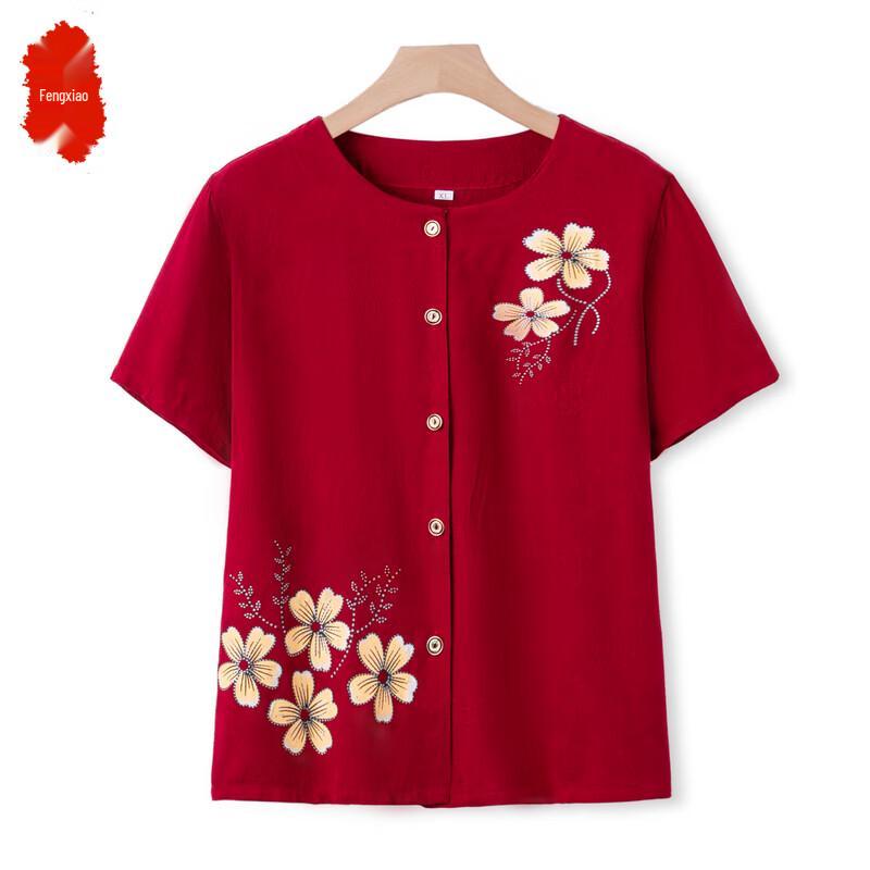 

Women s Cotton Silk Summer Blouse and Set 3XL