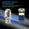 10pcs W5W T10 LED Bulbs Car Interior Light Lamp For I30 Tucson Solaris Elantra Santa Fe Ix35 I20 I10 Accent Sonata Creta