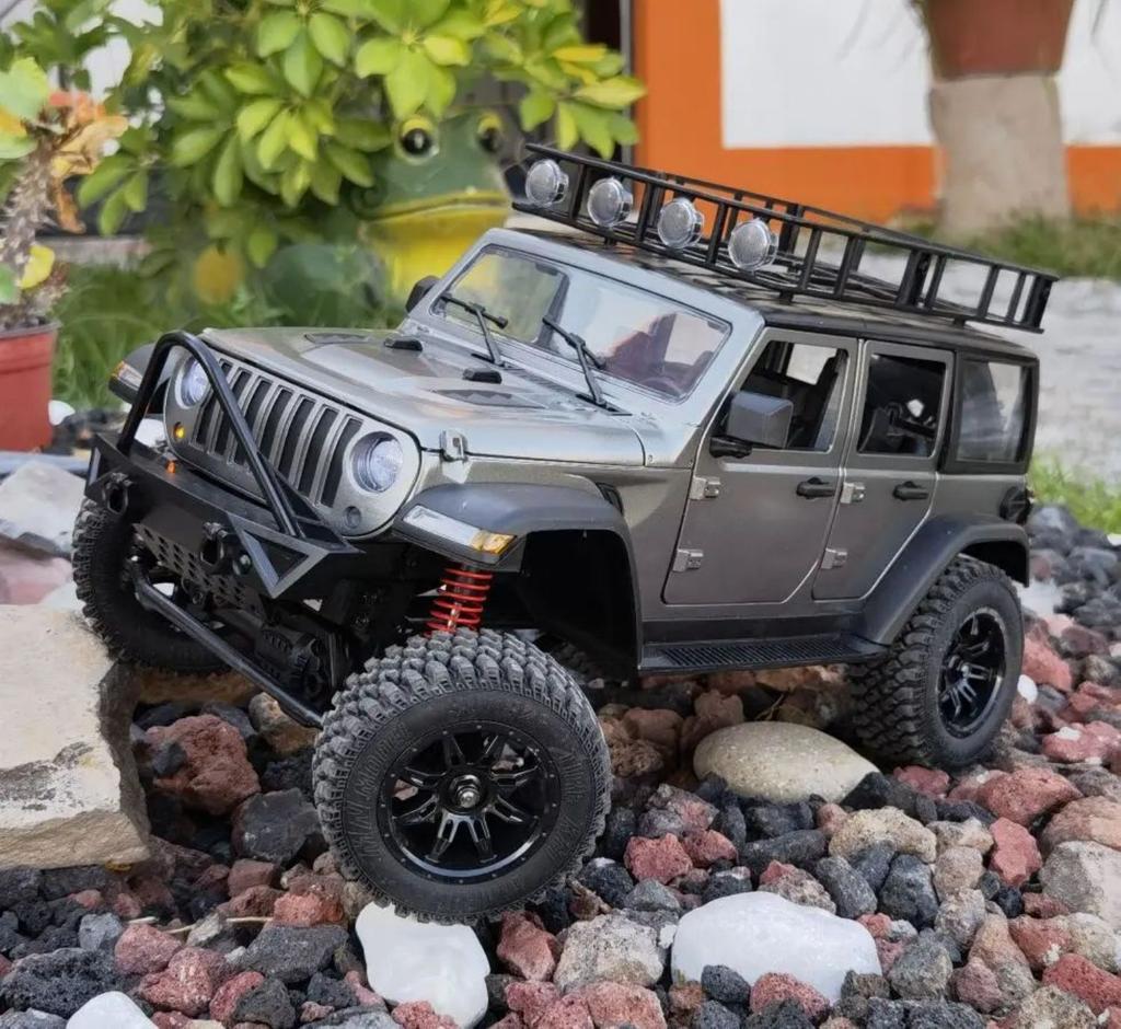 MN128 Full Scale RC CAR Model Remote Control Car Wrangler Jeep 4WD Climbing Car Simulation Off Road Vehicle Toy VS MN168 ALS1