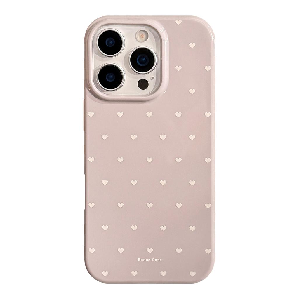 Little Love for Apple 17promax Mobile Phone Case for IPhone16 Simple Korean Style 15For13 Soft Case 14 Anti-fall 12