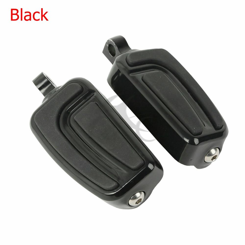 Motorcycle 10mm Mount Foot Rest Pegs For Harley Softail Dyna Glide Fat Boy Road King Sportster XL 883 1200
