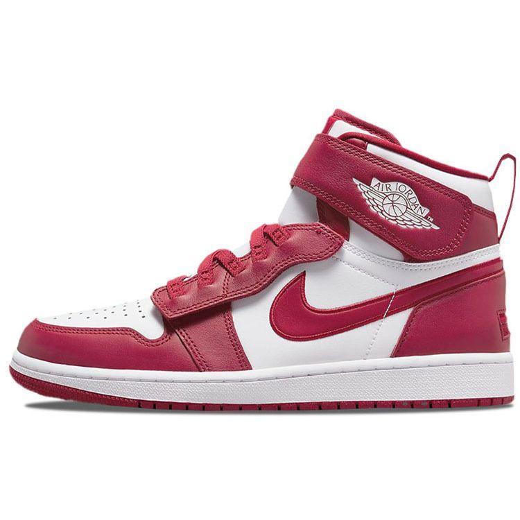 Air Jordan 1 High FlyEase Cardinal Red Men Sneakers White CQ3835-601 43