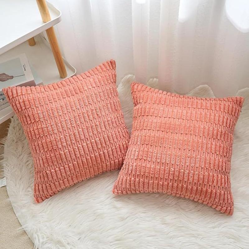 Weiche Kissenbezüge Strick Fell Einfarbige Sofakissenbezüge Lendenkissenbezug Kissenbezug Schutz für Bürosofa