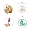 Round Shaped Sealing Wax Stamp Head Wedding Invitation Retro Sealing Stamp Head Handcraft Tools for Cards Envelope DIY Art Decor
