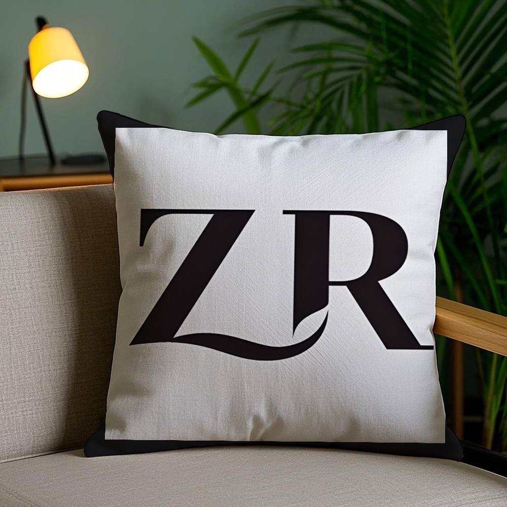 Fast Fashion Elegant Design ZARA-A Pillow Case Anti-dustmite Pillowcase Invisible Zipper Silky Short Plush Sofa Cushion Cover