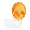 Yousheng Leak-Proof Snack Box with Silicone Cover Portable Finger Guard Design No-Mess Lunch Container Cookie Storage Tool